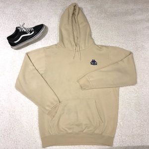 cream kappa hoodie